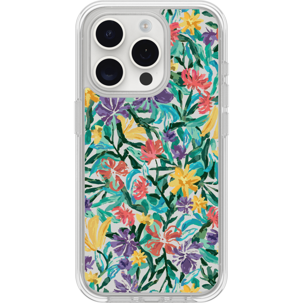 iPhone 15 Pro Symmetry Series Clear for MagSafe Confetti of Blossoms Case